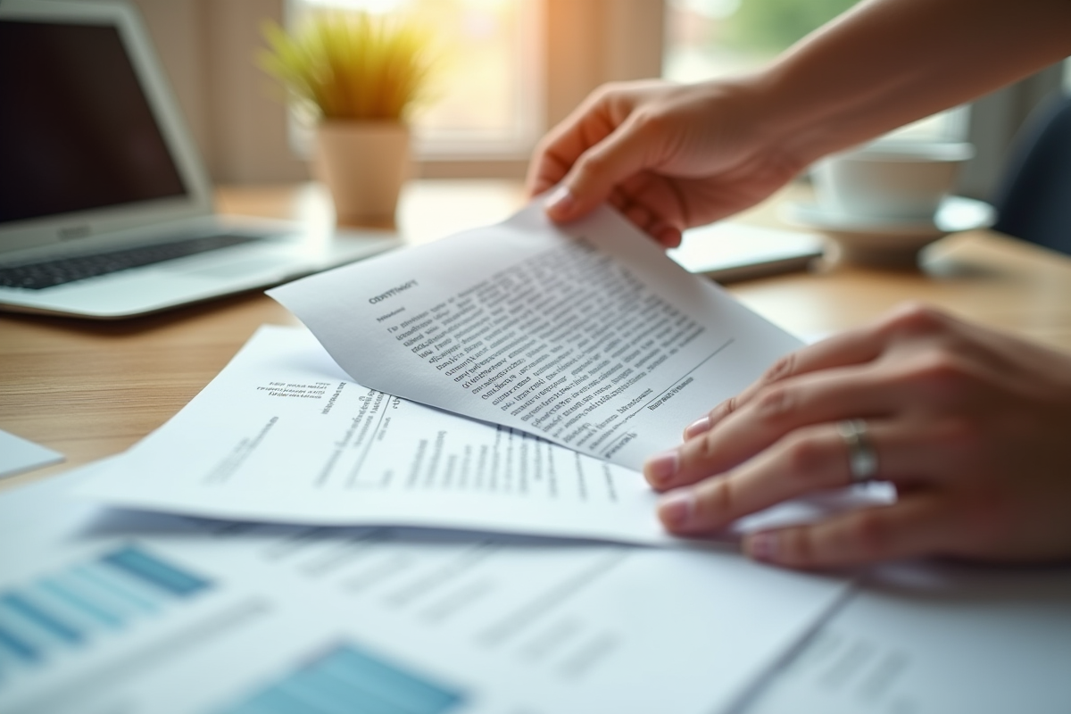 Main déchirant un contrat d